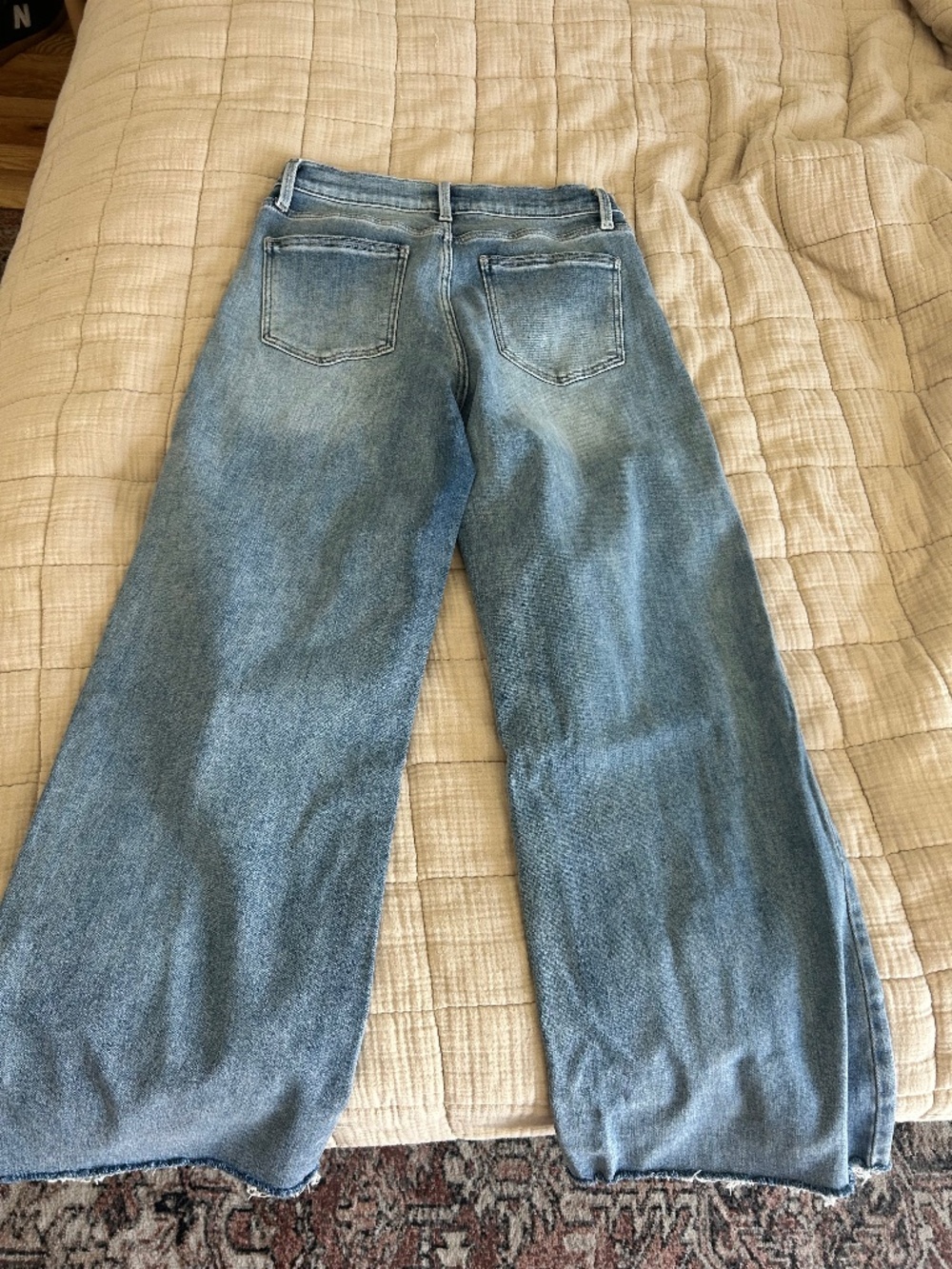 Cropped wide leg